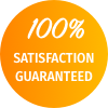 100% satisfaction guaranteed